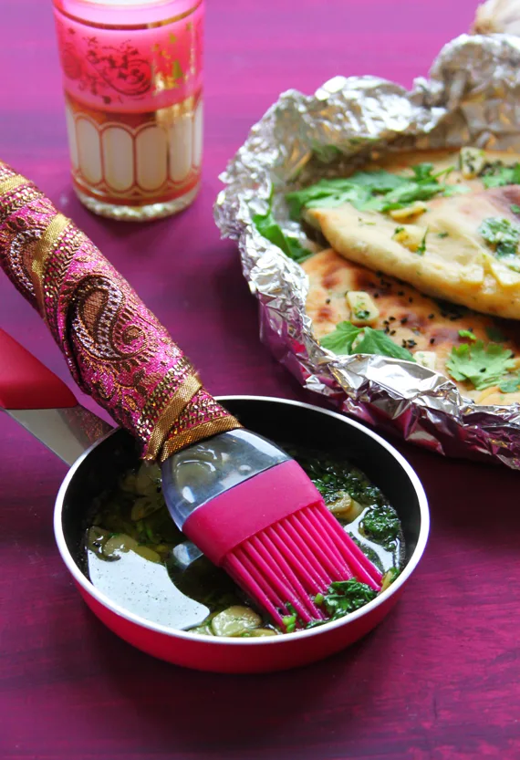 Garlic and Coriander Naan (2)