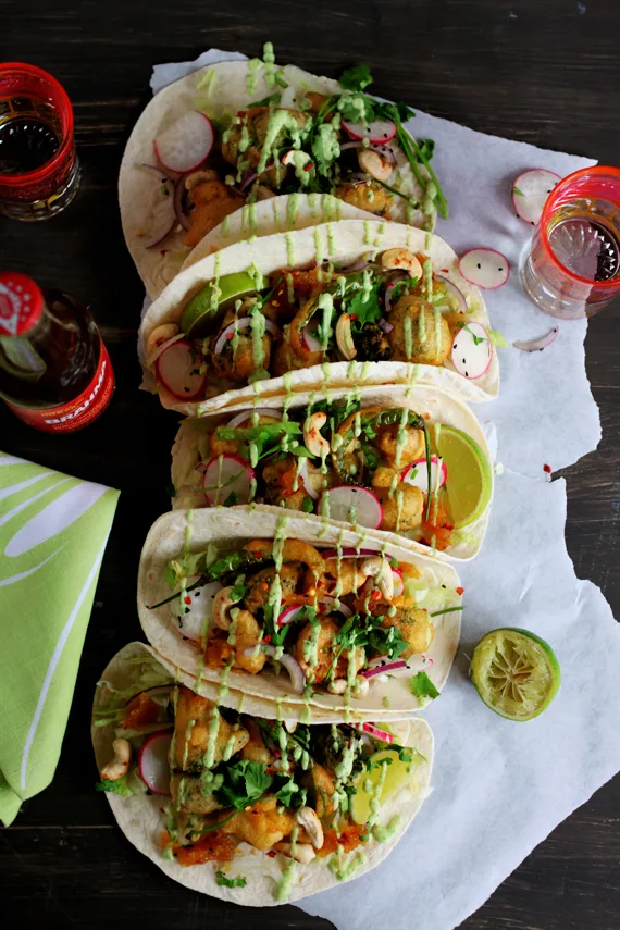 Indian Cauliflower Tacos