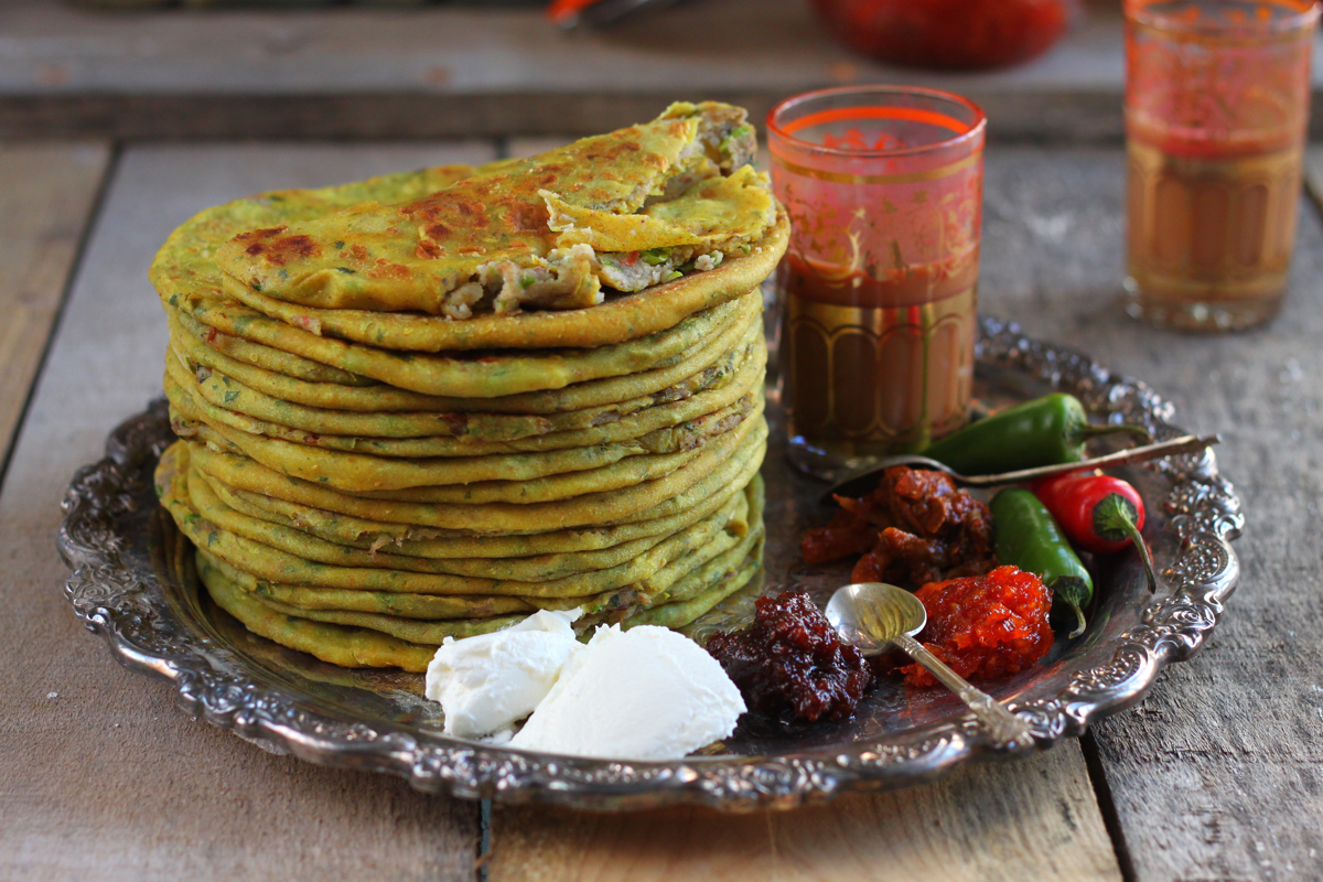 Aloo Stuffed Thepla