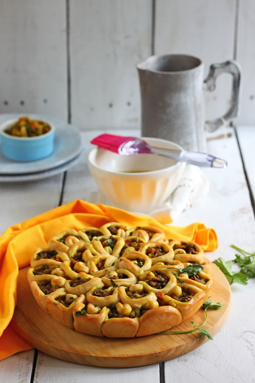 Pull-Apart Samosa Bread