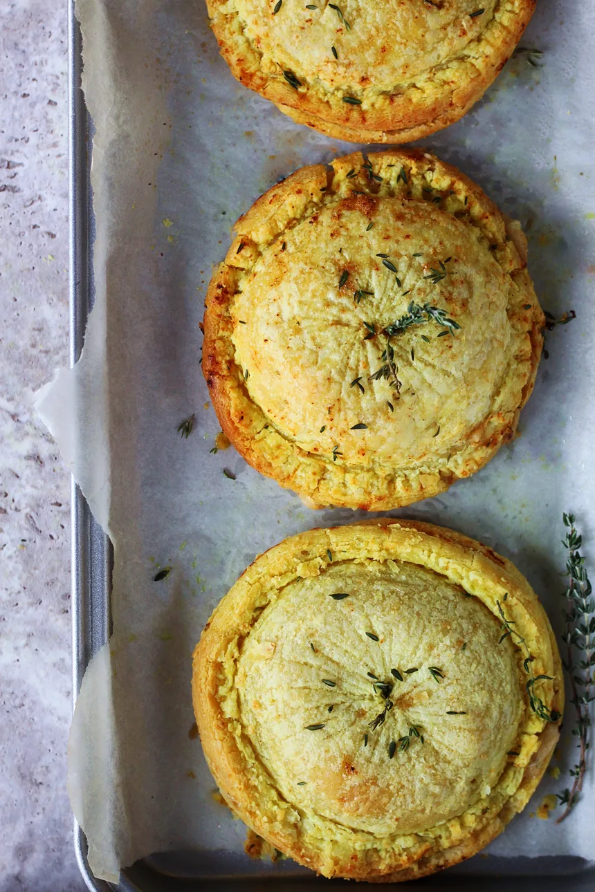 Spiced Butternut and Cauliflower Cheese Pithiviers 