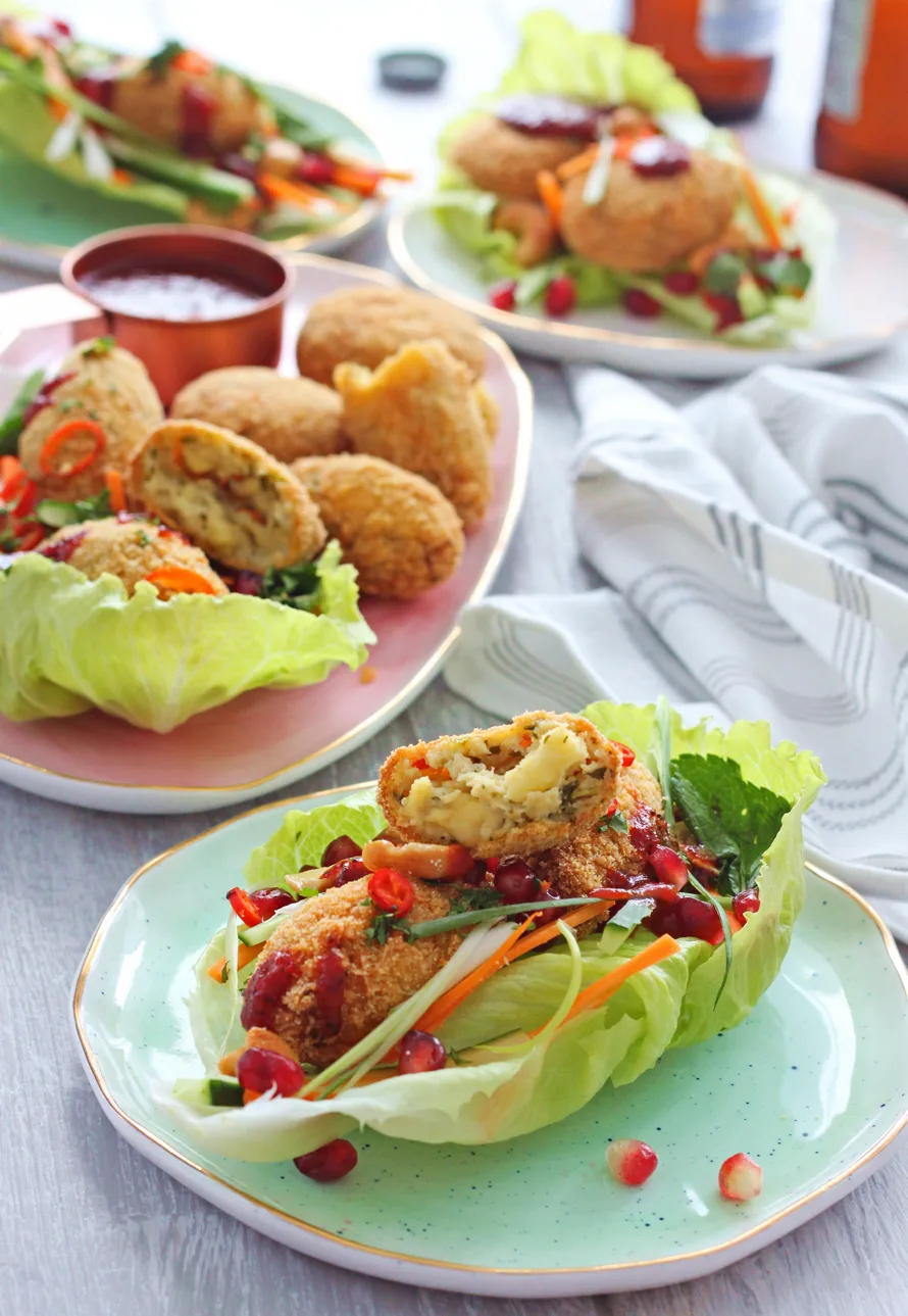 Dhai Ke Kebab Lettuce Wraps