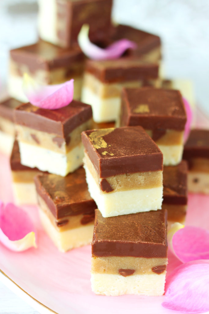 How to Make Cookie Dough Chocolate Burfi in the Microwave