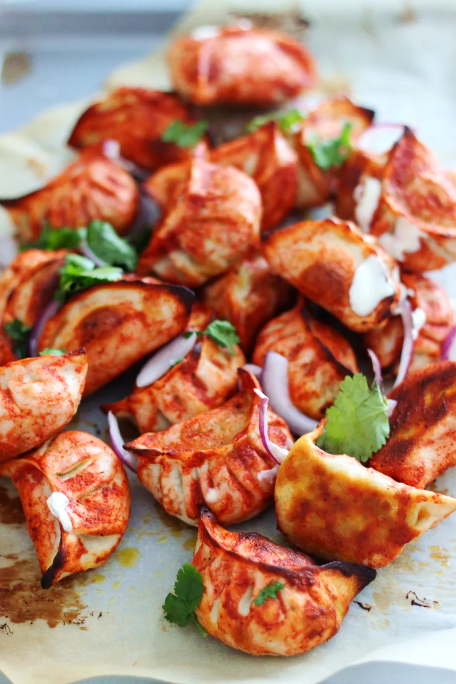 Vegetarian Tandoori Momos