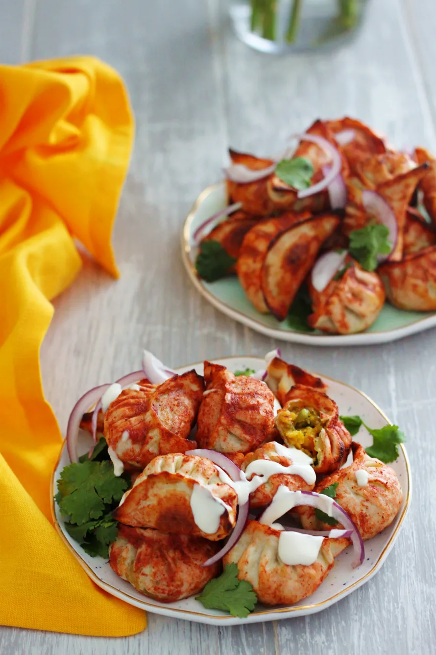 Vegetarian Tandoori Momos