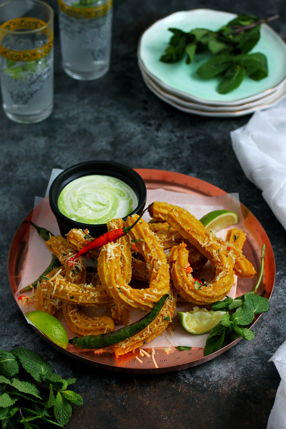 Indian Chilli-Cheese Churros
