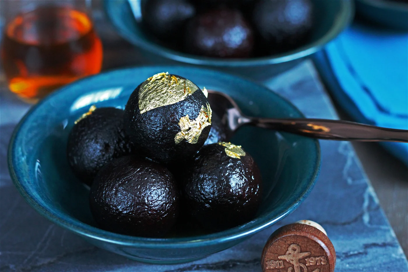 Rum-Soaked Kala Jamun (Cardamom and Rum Syrup-Soaked Doughnuts)