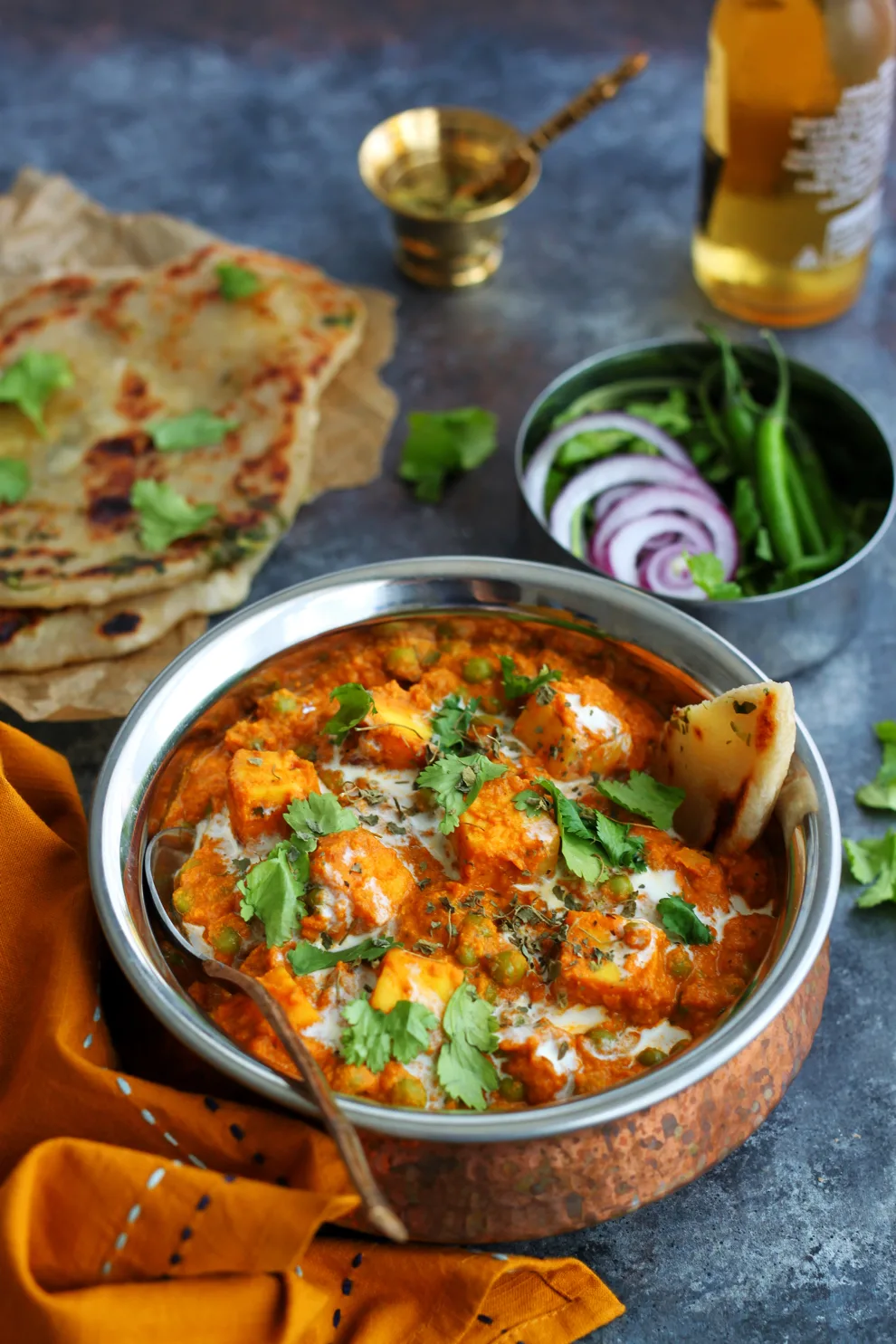 Creamy, Restaurant-Style Matar Paneer 10 Easy Veg Curries for Roti