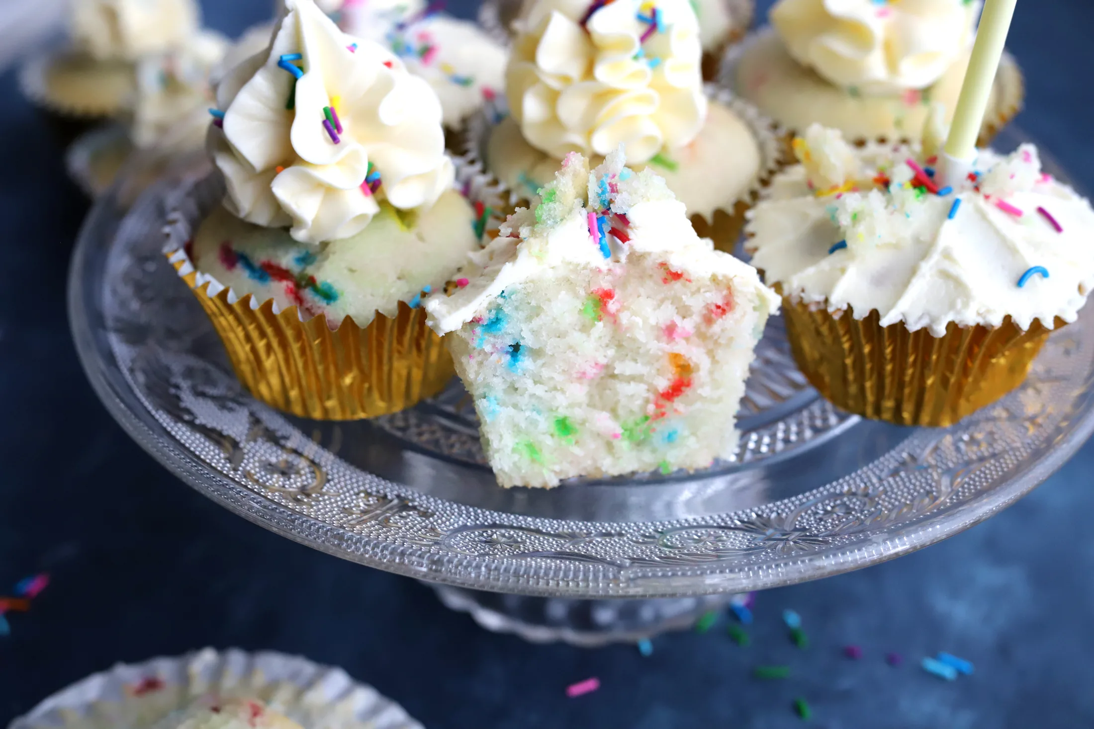 Sanjana’s Fluffy Eggless Vanilla Cupcakes