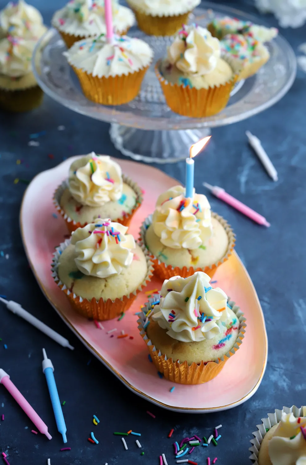 Sanjana’s Fluffy Eggless Vanilla Cupcakes