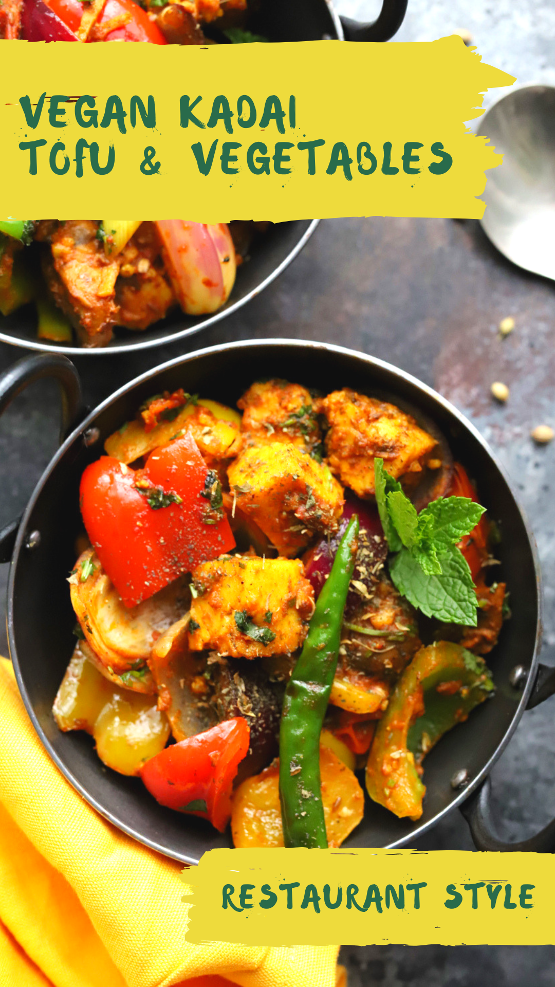 Kadai Tofu and Vegetables