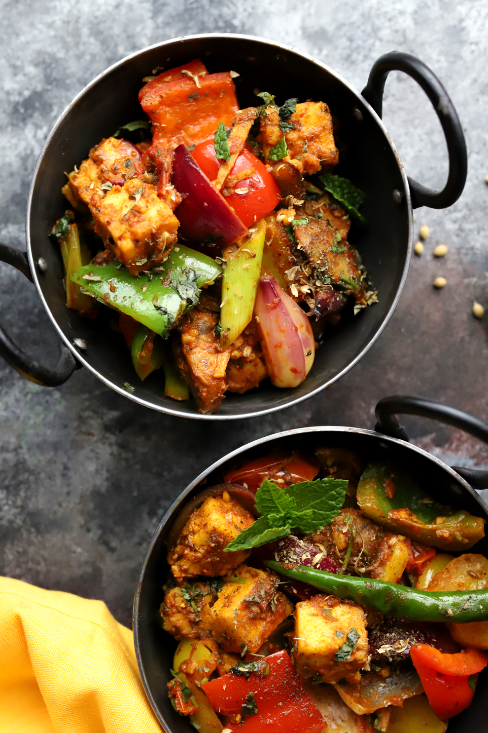 Kadai Tofu and Vegetables