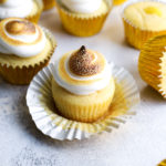 Saffron & Lemon Meringue Cupcakes