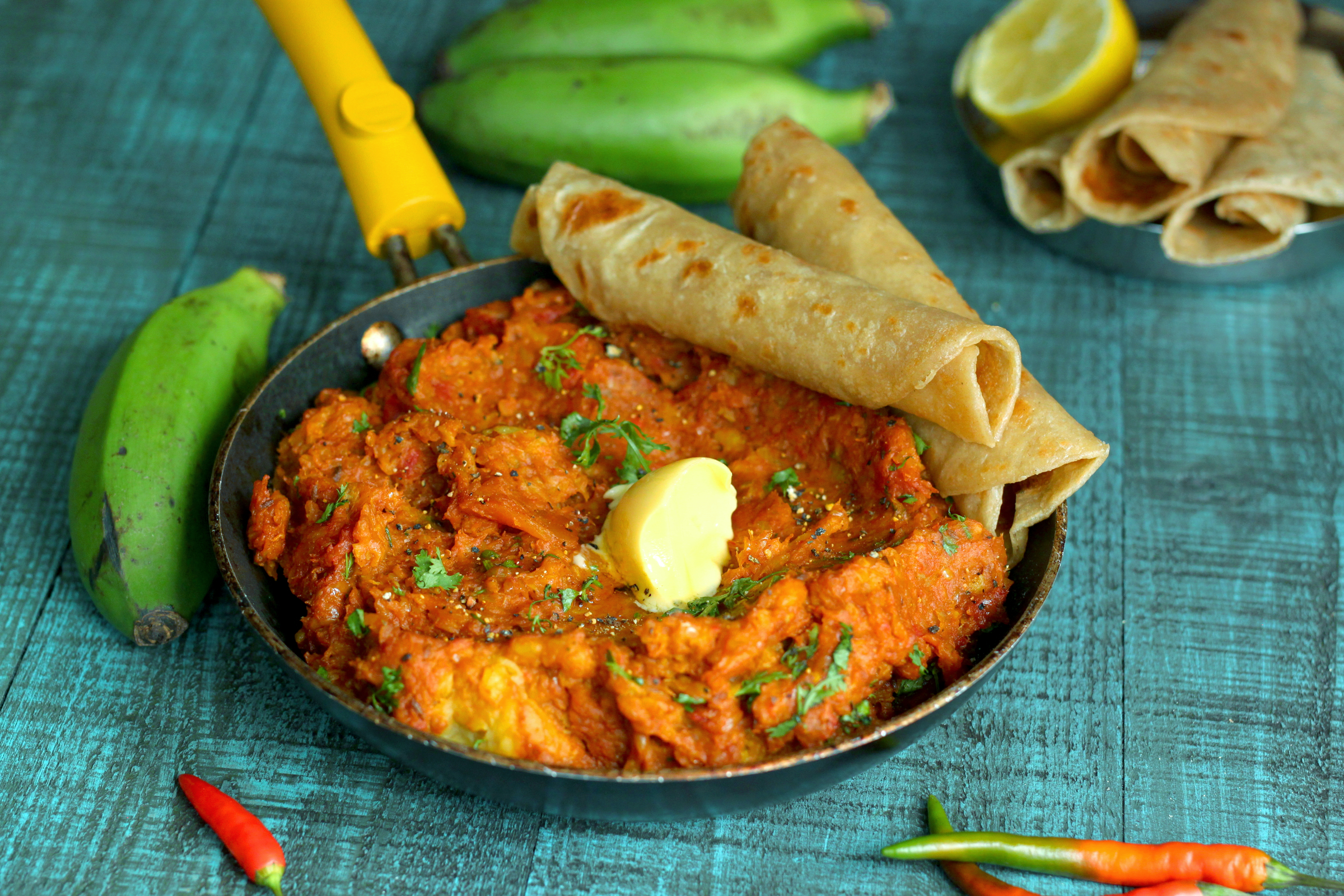 Ugandan Matoke (Spicy Green Banana Mash)