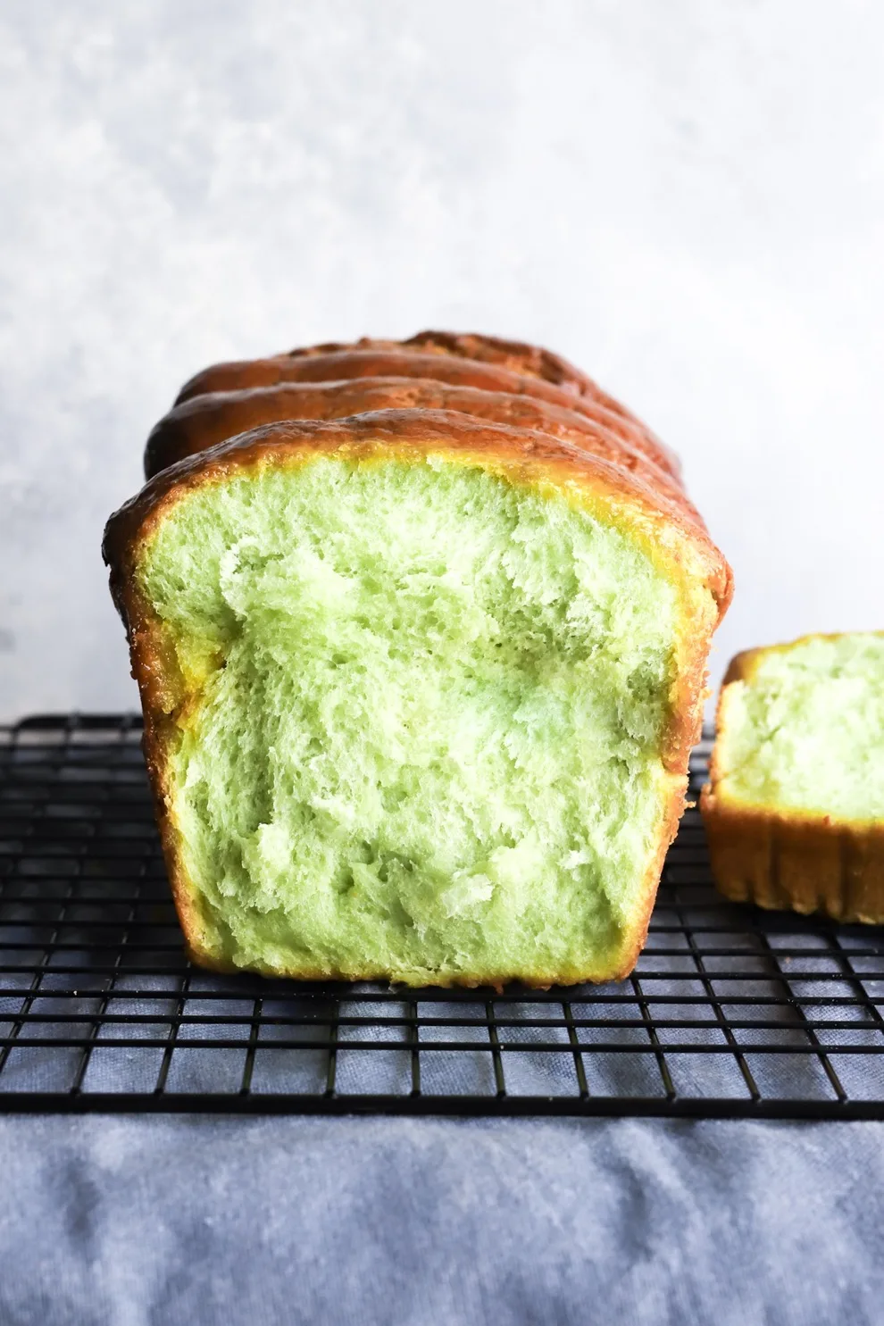 Vegan Pandan Milk Bread