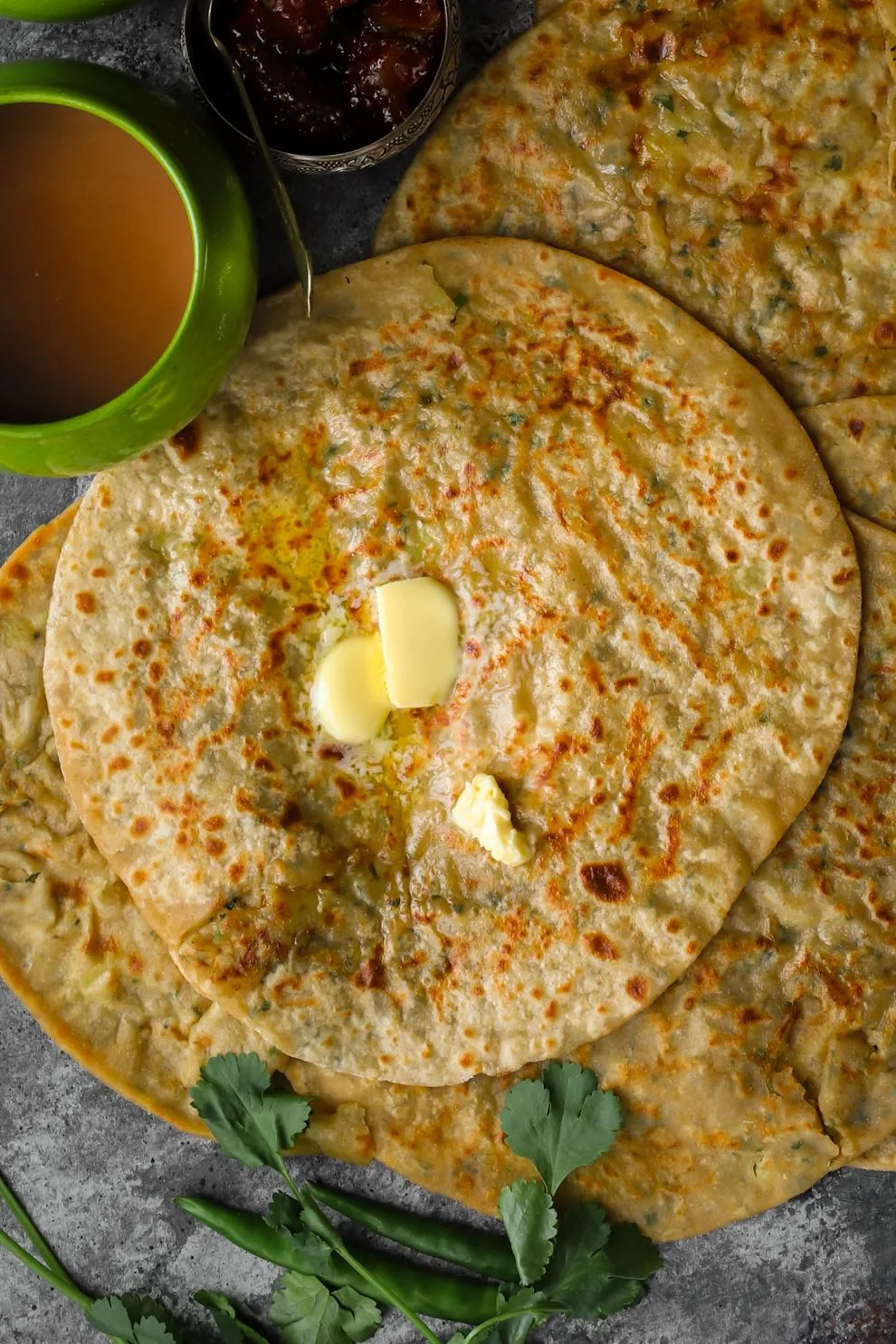 Indian bread Aloo Paratha