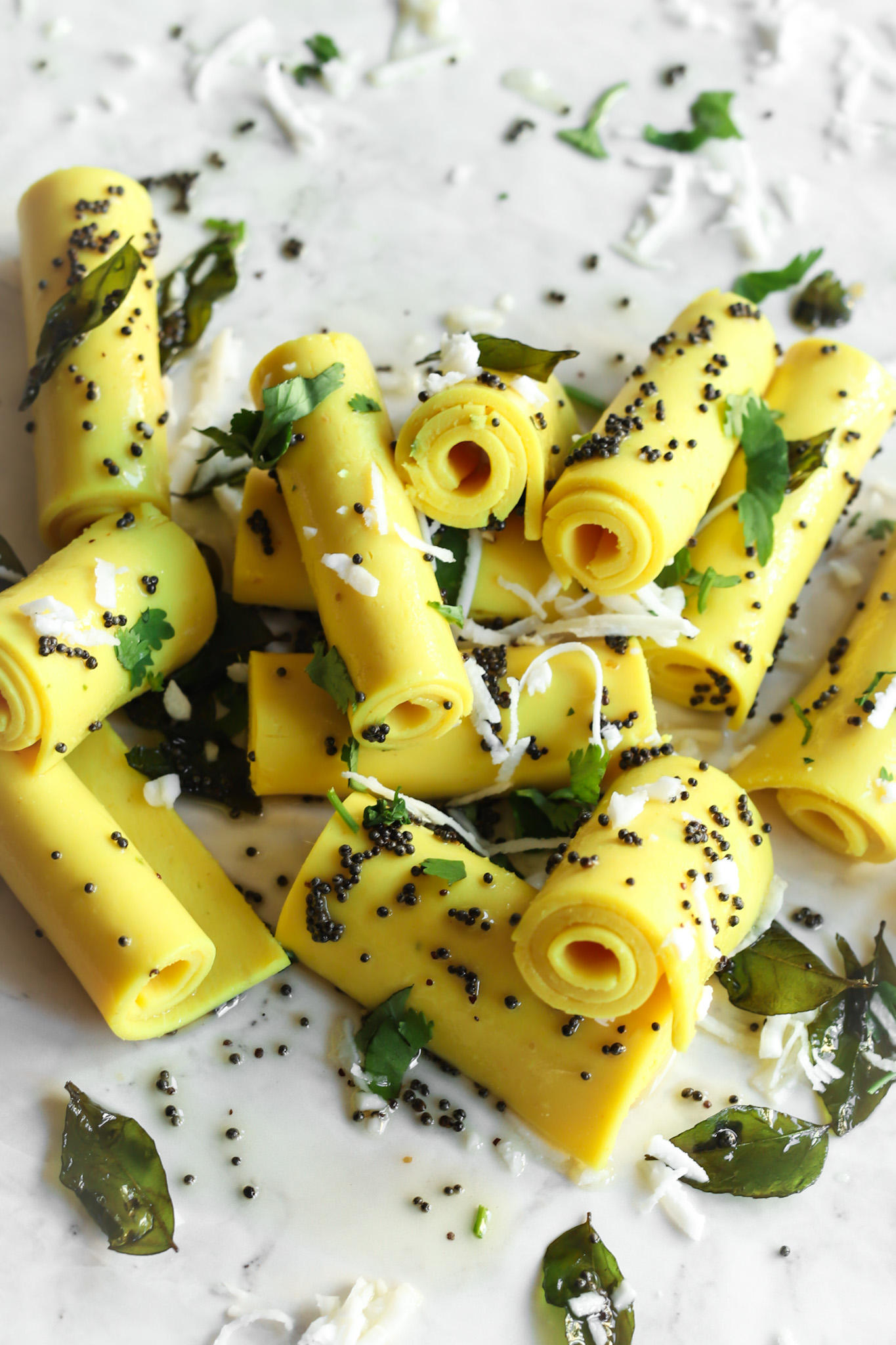 Gujarati Khandvi Indian Recipes