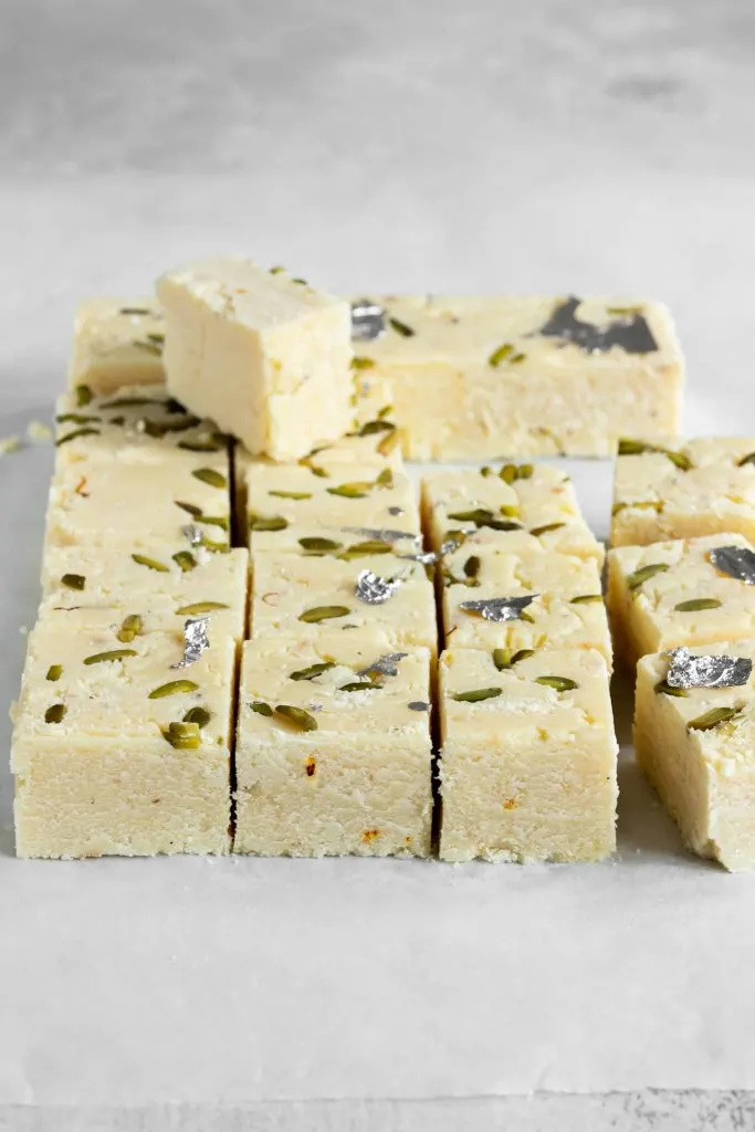 How to make plain white burfi