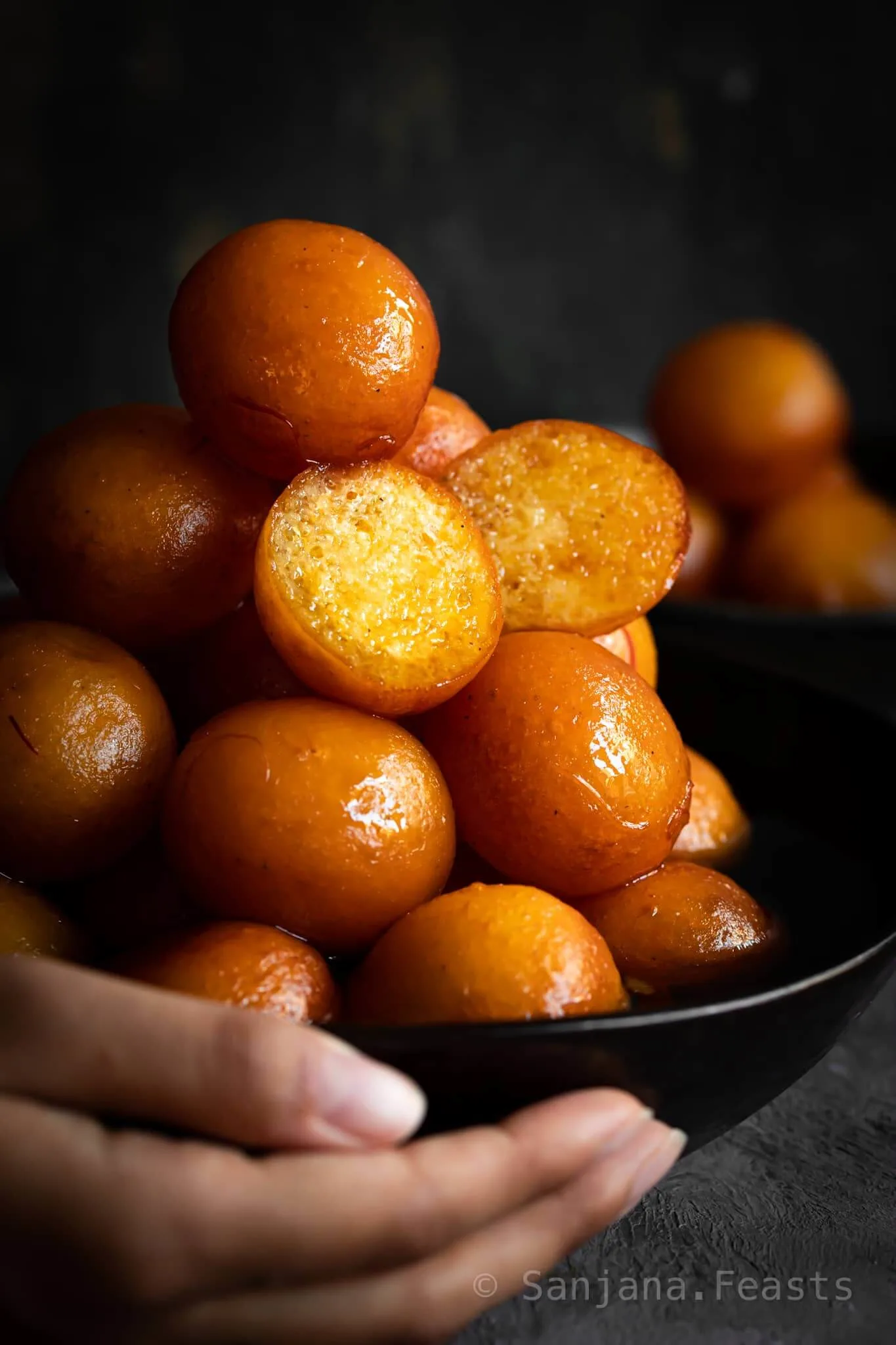 Indian dessert: Gulab Jamun