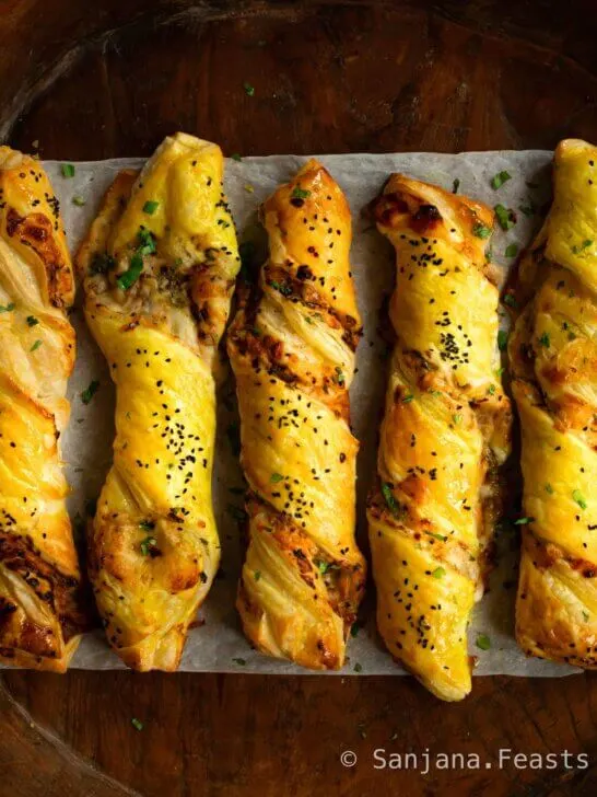 Indian Cheese Twists