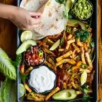 Vegetarian Paneer Fajita Traybake