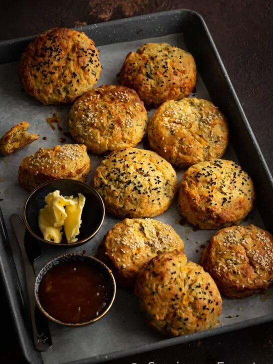 Masala Cheese Scones