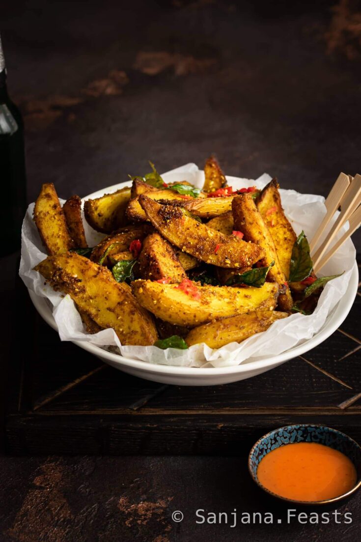 How to make Sri Lankan-Style Potato Wedges