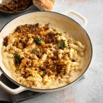 Hot Cross Crumb Mac & Cheese Sanjana Feasts