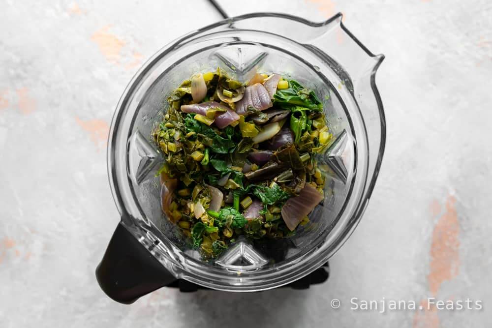 How to blend saag