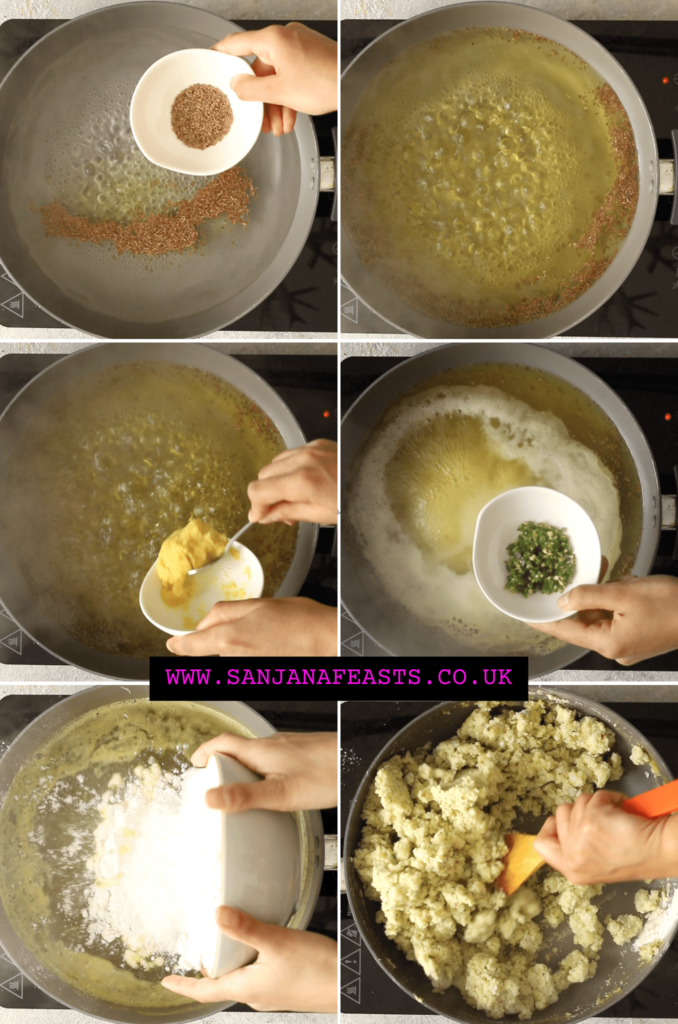 How to make khichu papdi no lot dough
