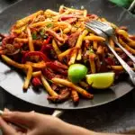 Jalfrezi Fries recipe Sanjana Feasts