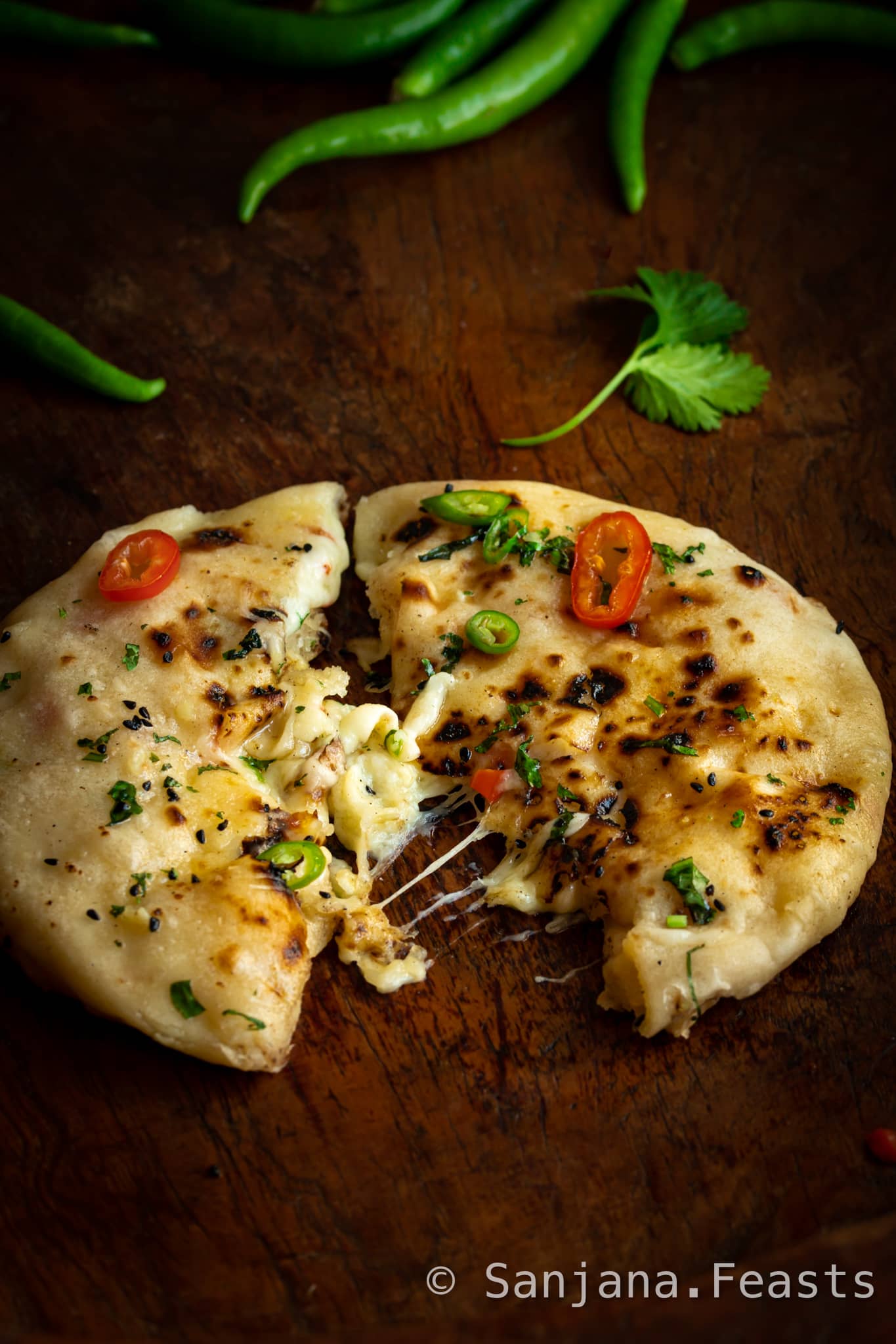 Bullet cheese naan recipe