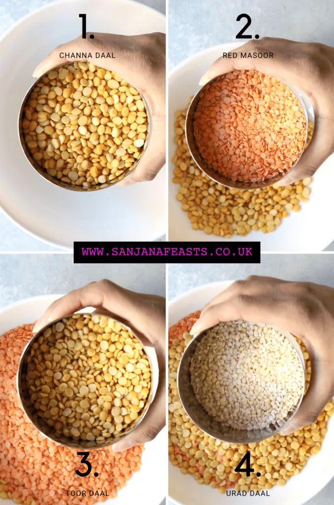 Lentils for Daal or Tadka Daal