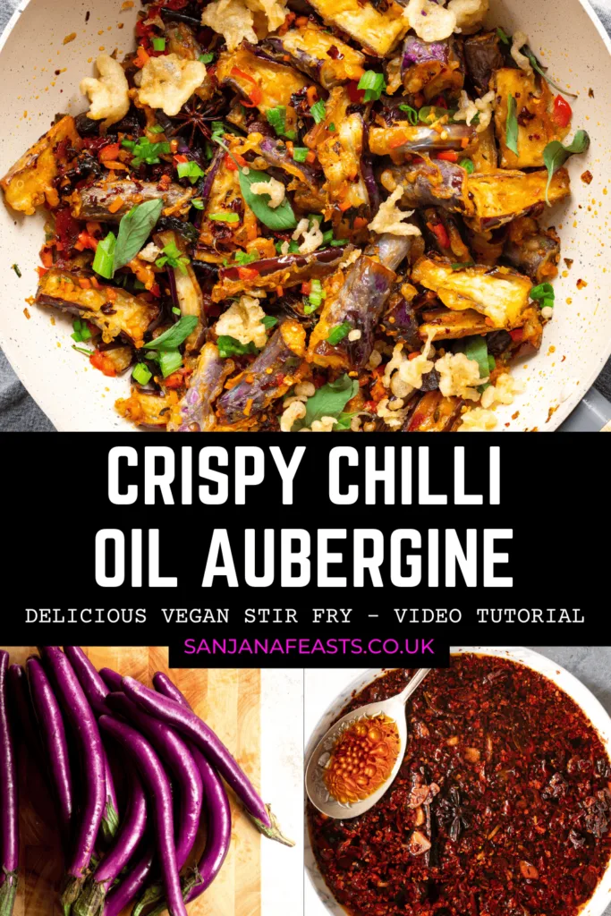 Crispy Chilli Oil Aubergines