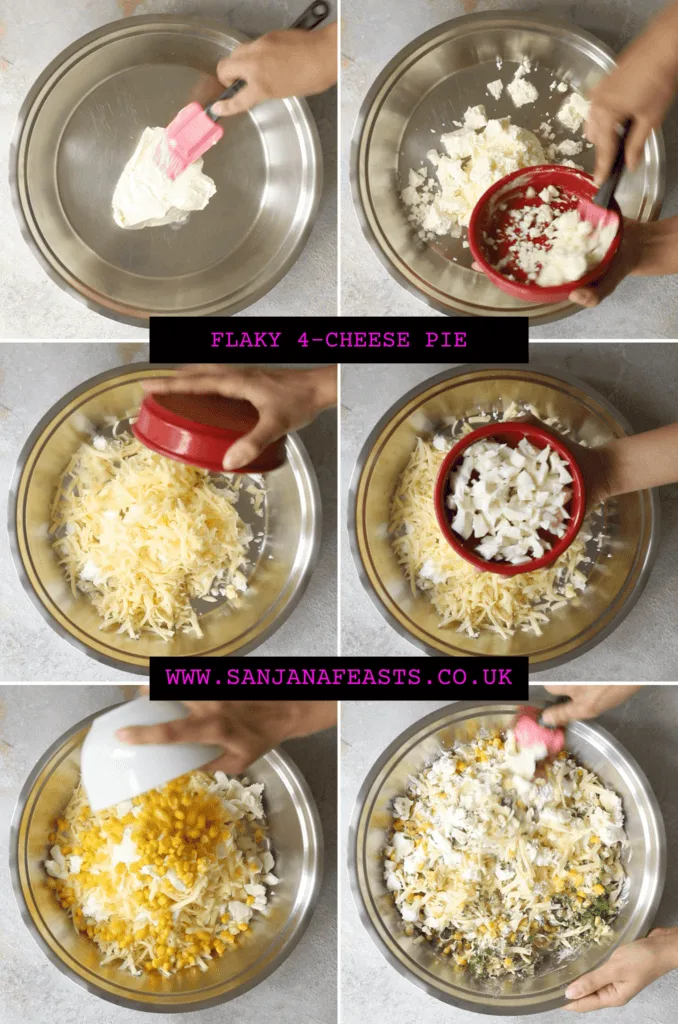 How to make cheese pie filling recipe