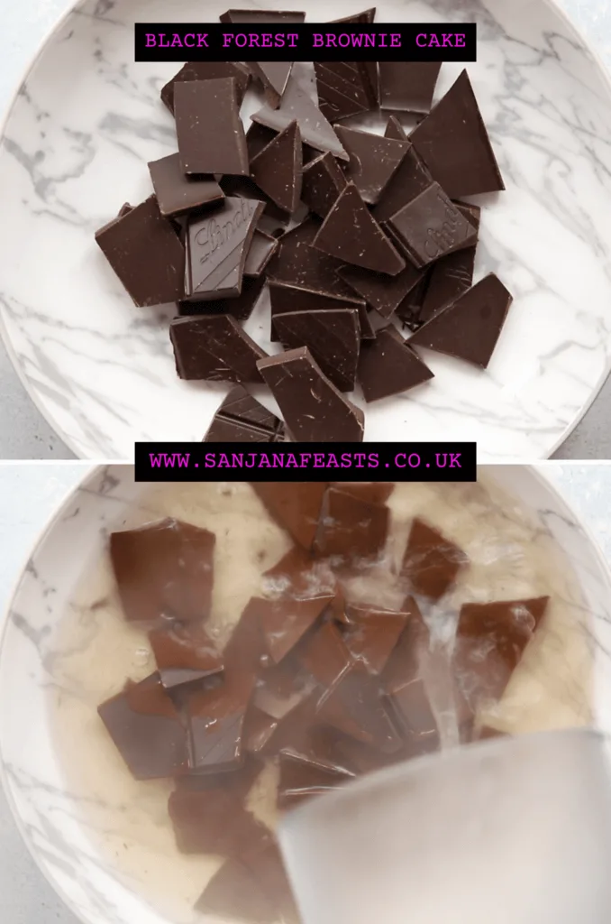 How to melt dark chocolate in water