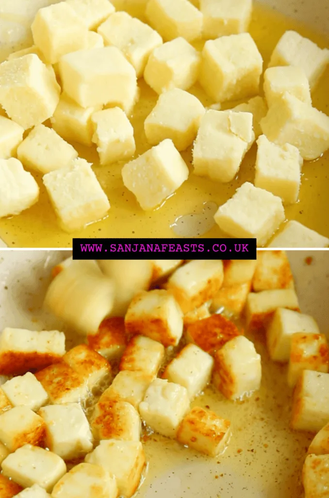 How to fry paneer