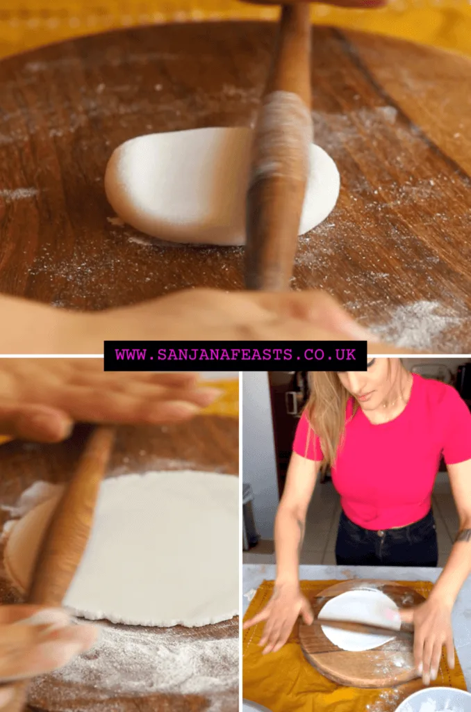 How to roll roti