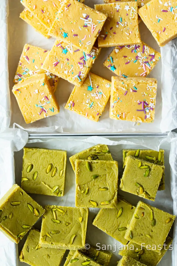 Pistachio and Milk Barfi
