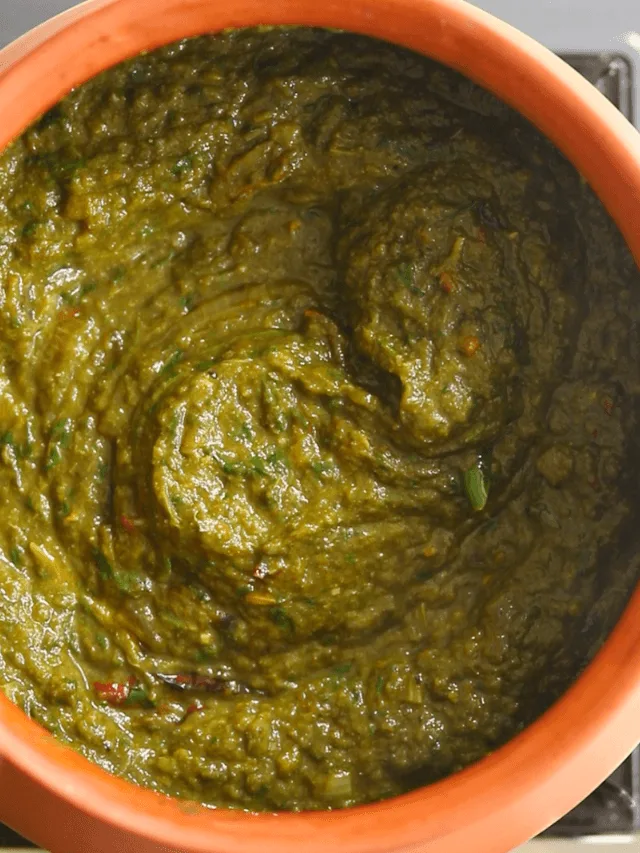 Bring saag to the boil