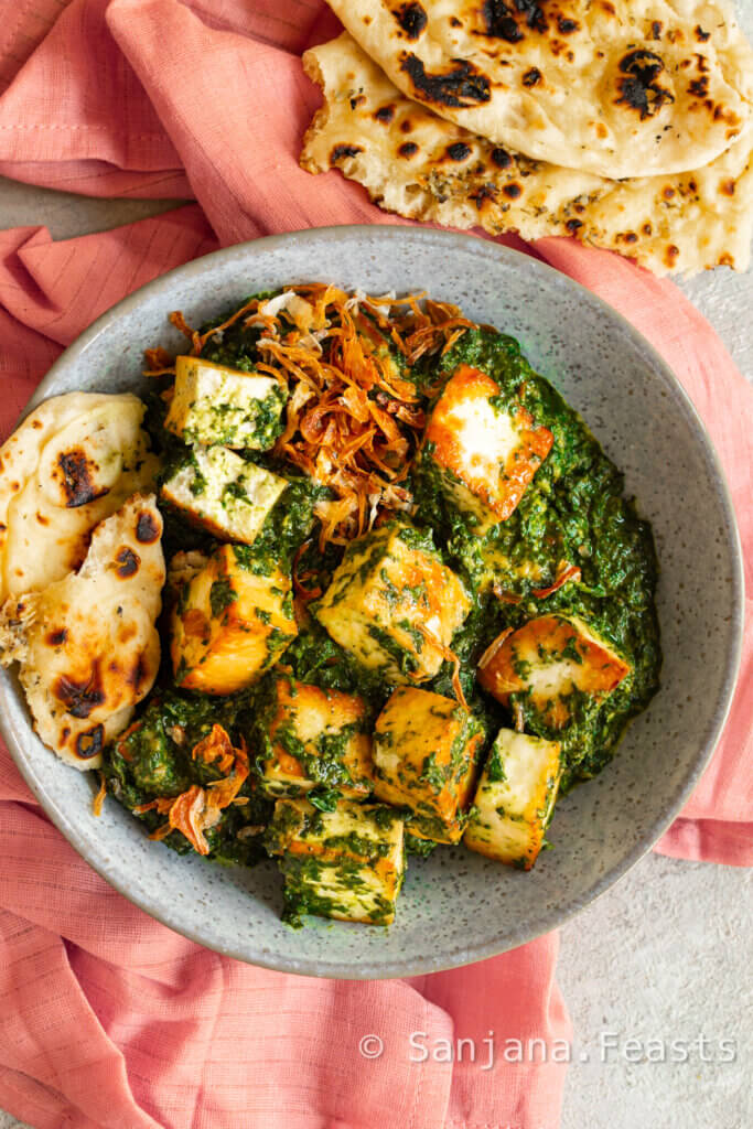 easy palak paneer indian recipe