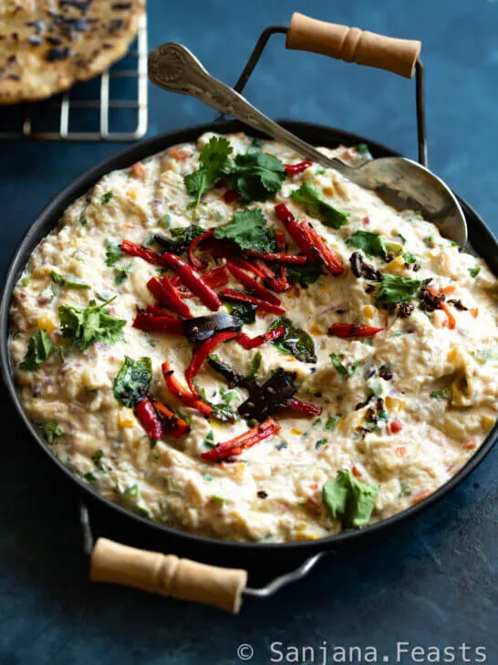 Burnt Aubergine in Yoghurt (Dahi Varo Oro)