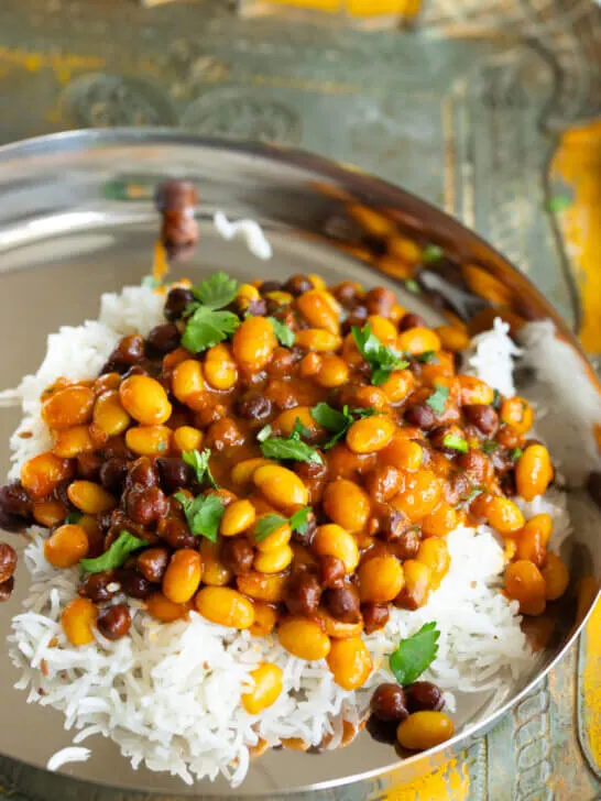 Vaal Chana nu Shaak (Gujarati Wedding Curry)