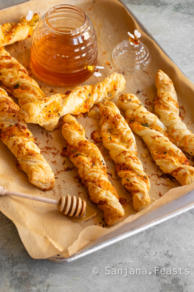 Cheese Twist Recipe with Hot Honey