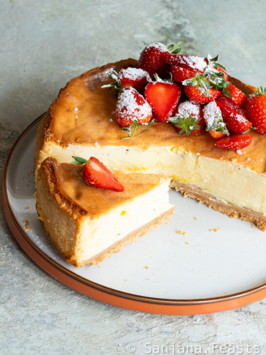 Shrikhand Cheesecake