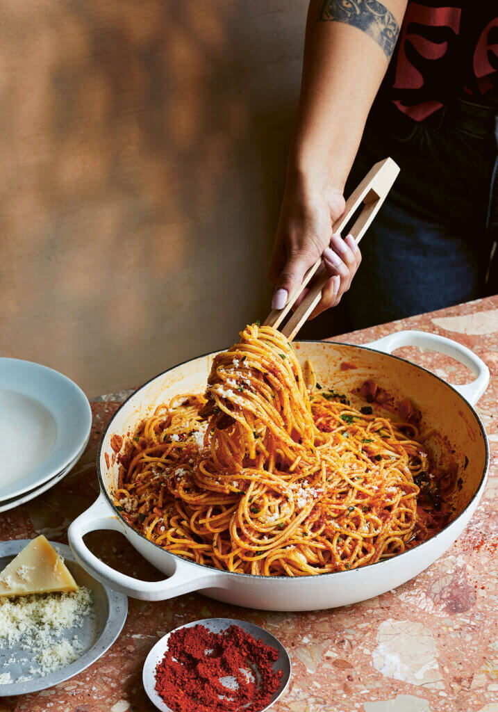 Gunpowder Spaghetti Aglio e Olio